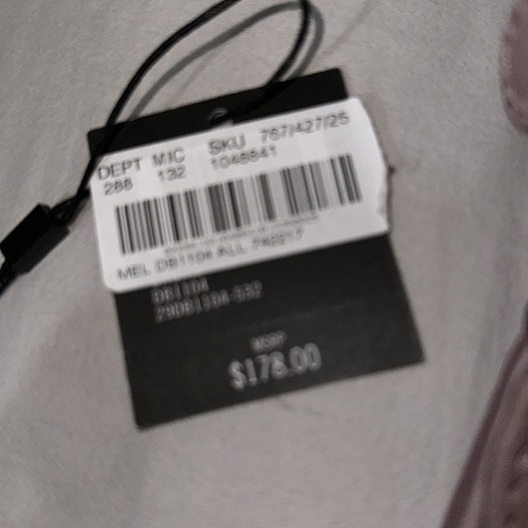 NWT Frye genuine leather mauve pink crossbody has pocket in front wrislet strap - Picture 3 of 11